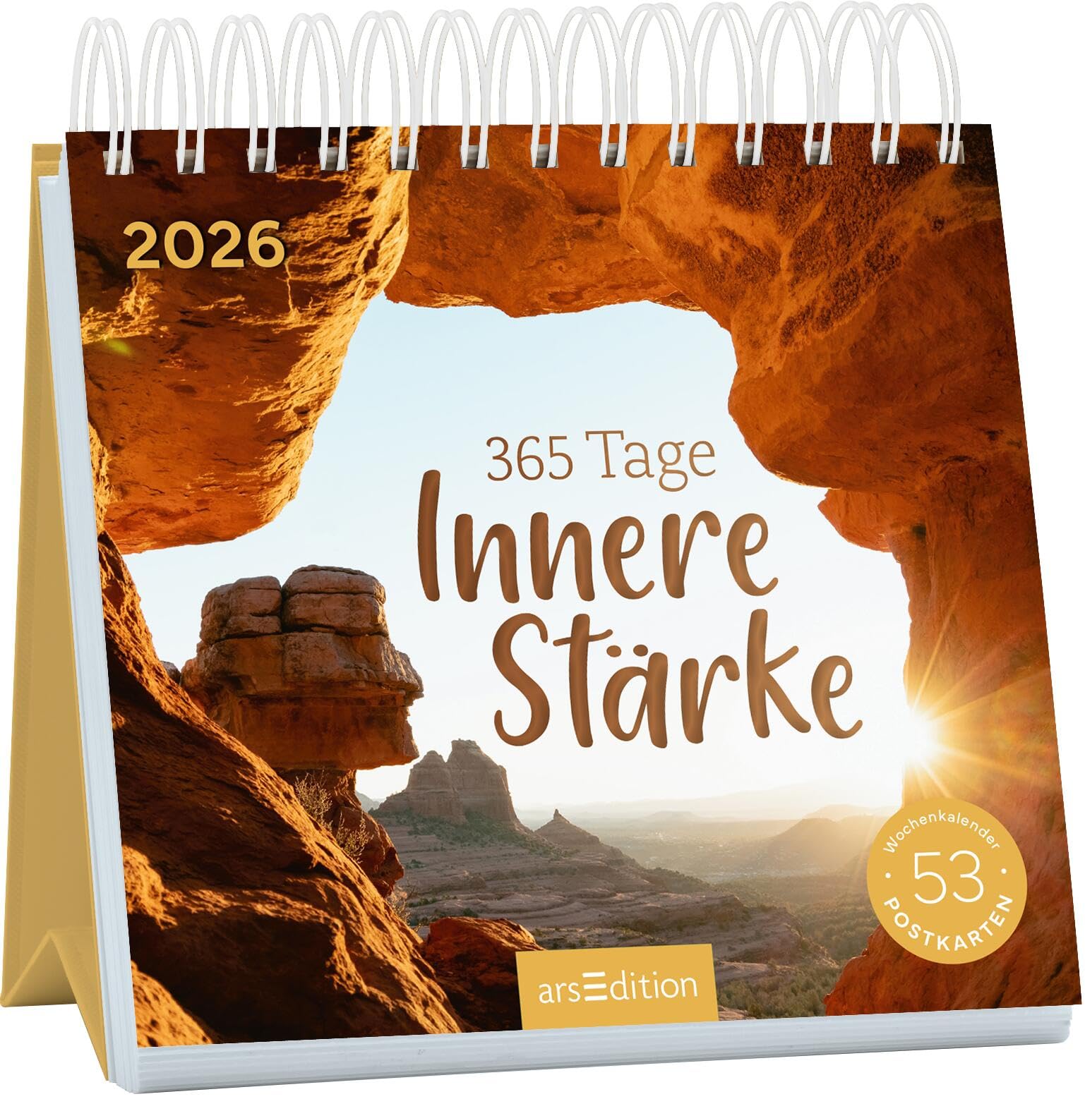 Postkartenkalender 365 Tage Innere Stärke 2026: Wochenkalender 2026, 53 Postkarten für mehr Resilienz Business, Finance & Career