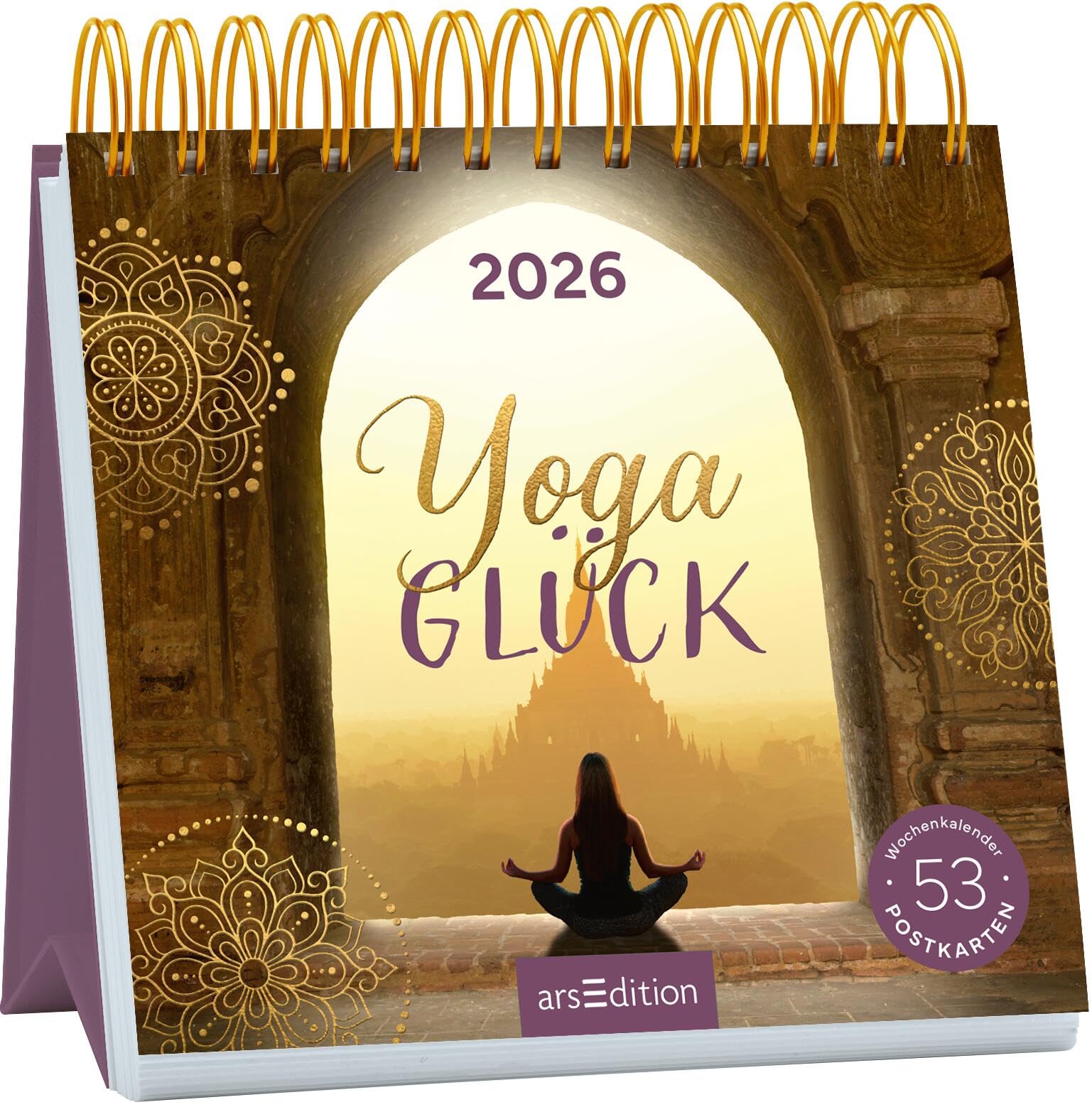 Postkartenkalender Yogaglück 2026: Wochenkalender 2026, 53 Postkarten für achtsame und bewusste Momente Philosophy