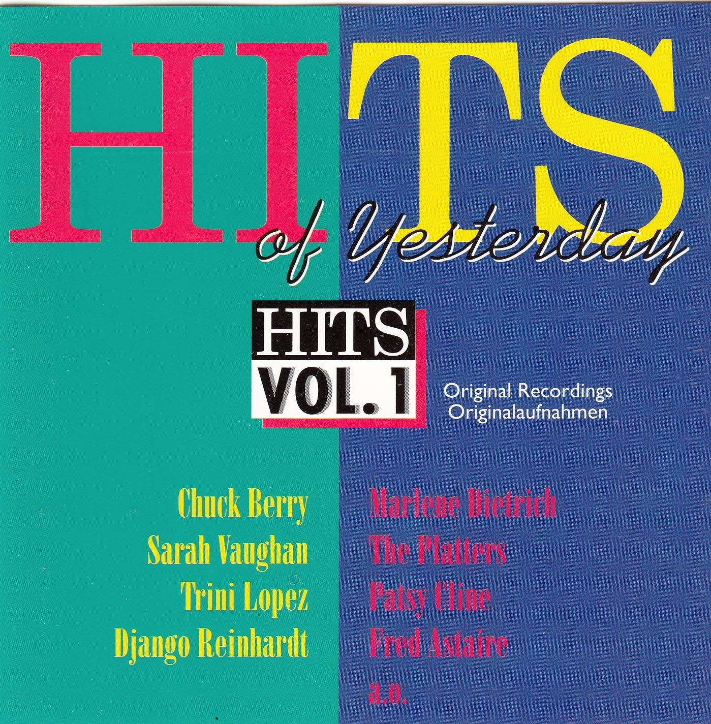 Hits of Yesterday (Vol.1) Pop
