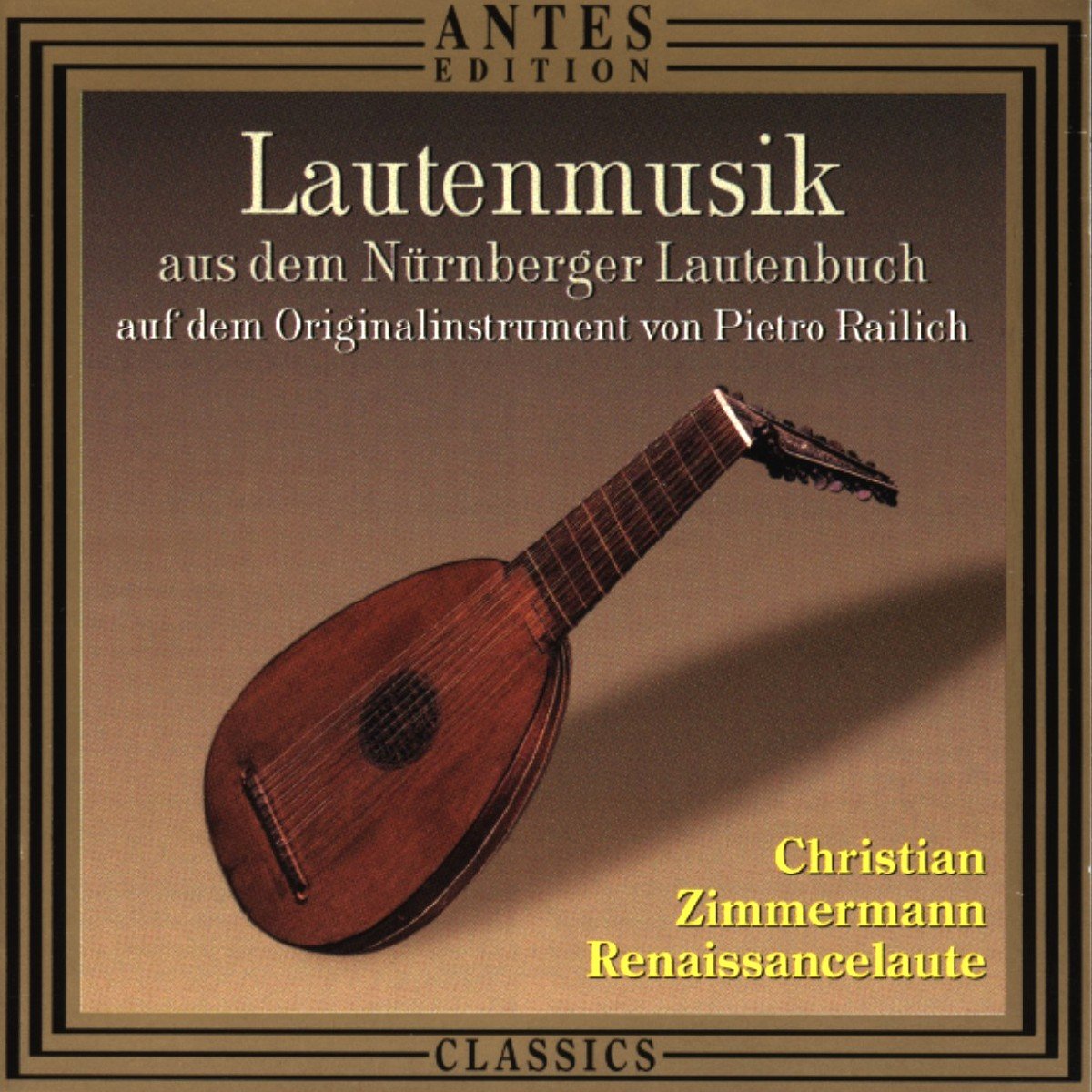 Lautenmusik Aus dem Nürnberger Lautenbuch Classical