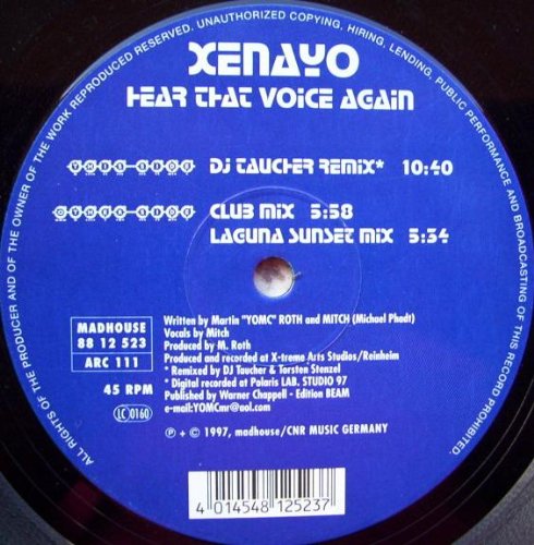 Hear that voice again (incl. DJ Taucher Remix) Music