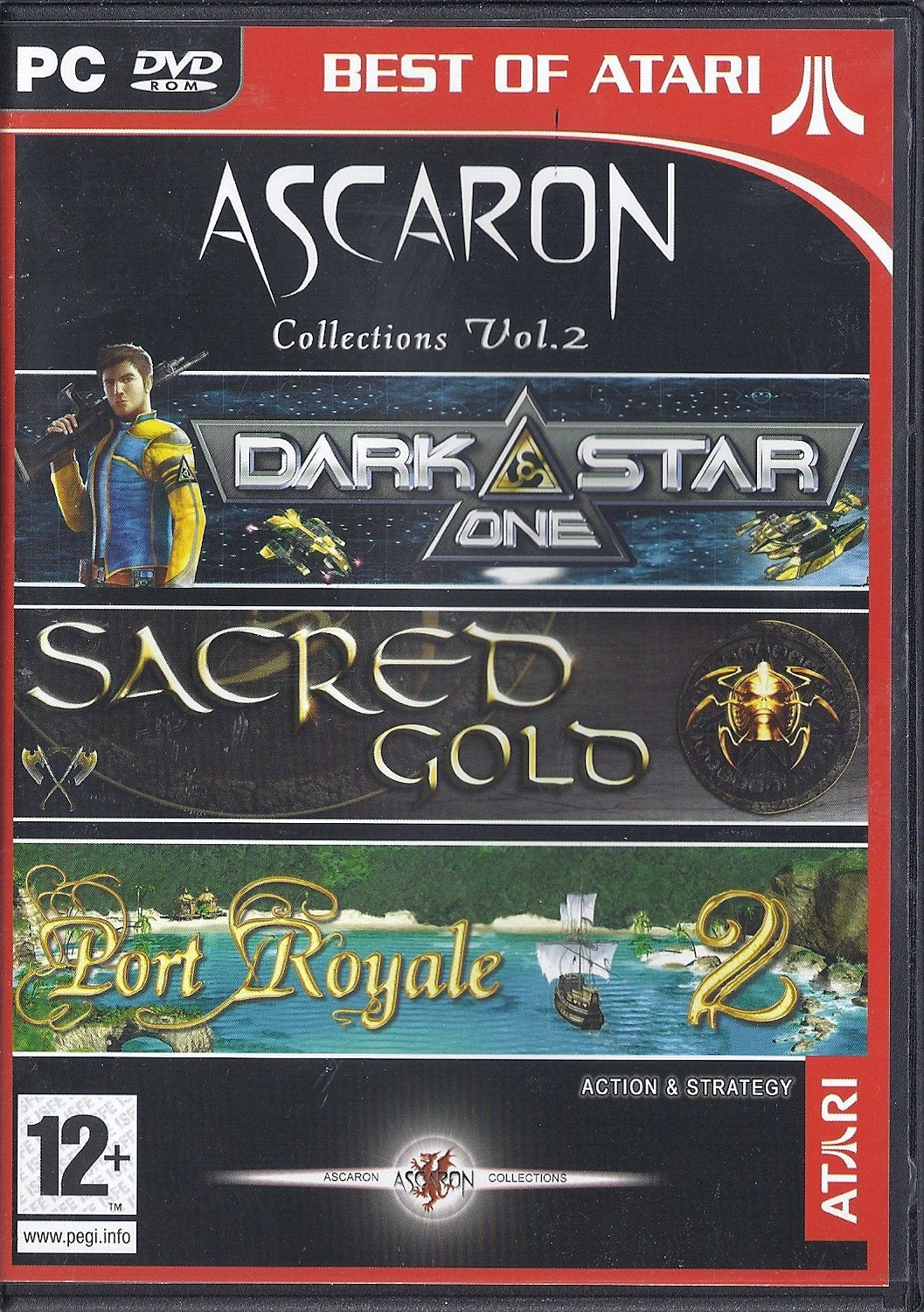 Ascaron Collections Vol.2 (Darkstar One, Sacred Gold, Port Royale 2) UK Import Other software