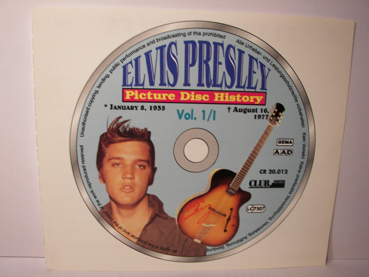 Product Image: Picture Disc History Vol. 1/I (2CD)