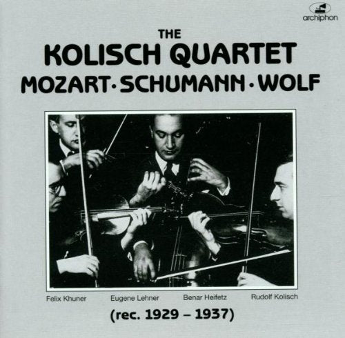 Mozart/Schumann/Wolf (Aufnahmen 1927-1939) Classical