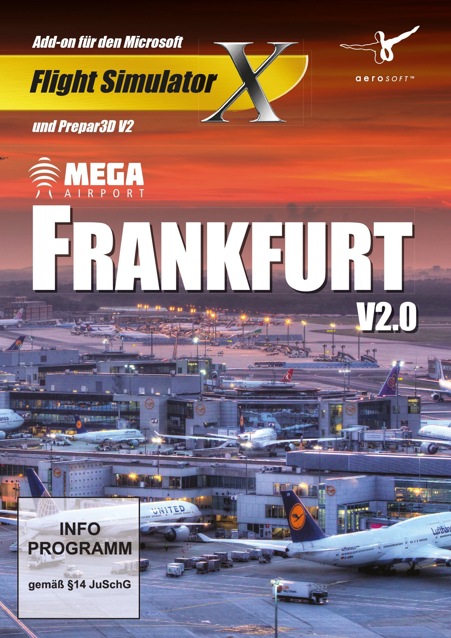 Flight Simulator X - Mega Airport Frankfurt V2.0 (Add - On) - PC