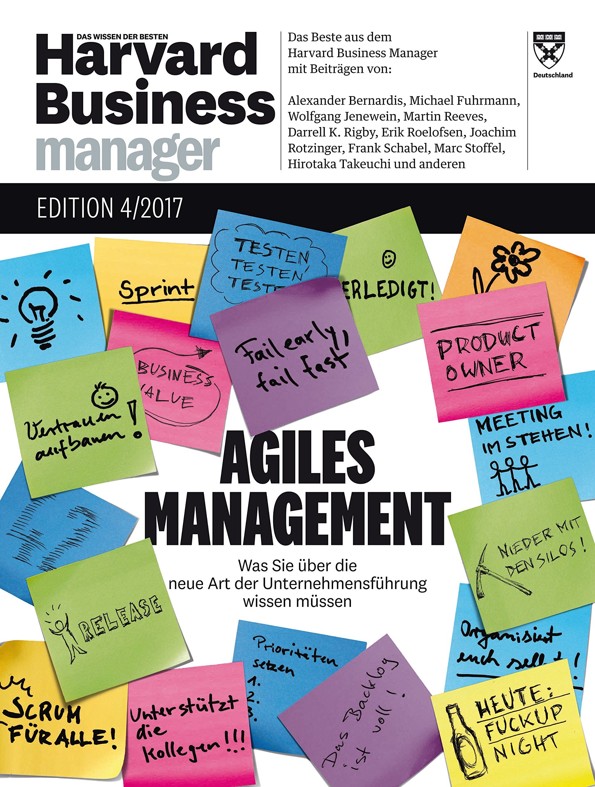 Harvard Business Manager Edition 4/2017: Agiles Management Books