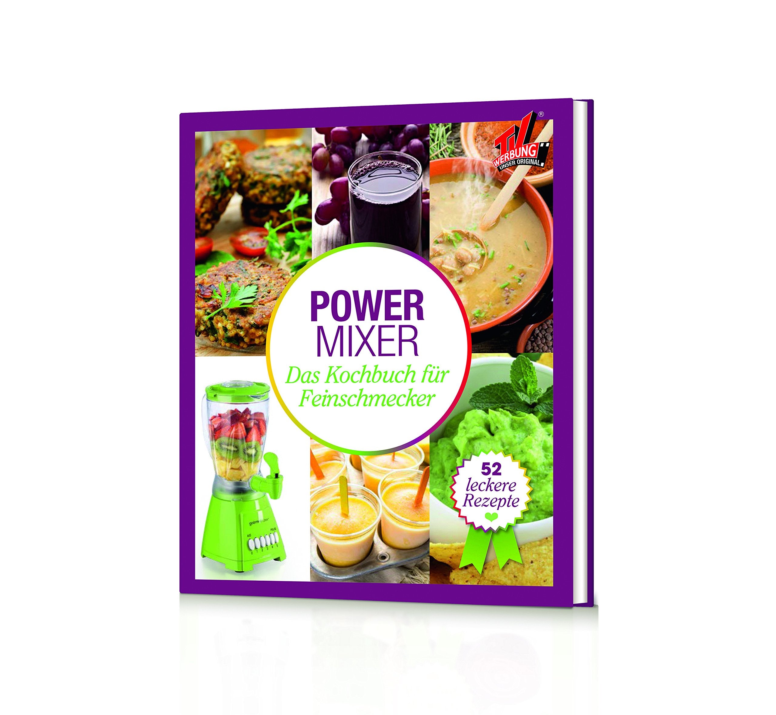 TV Unser Original 01221 Power-Mixer, das Kochbuch für Feinschmecker Health, Nutrition & Fitness