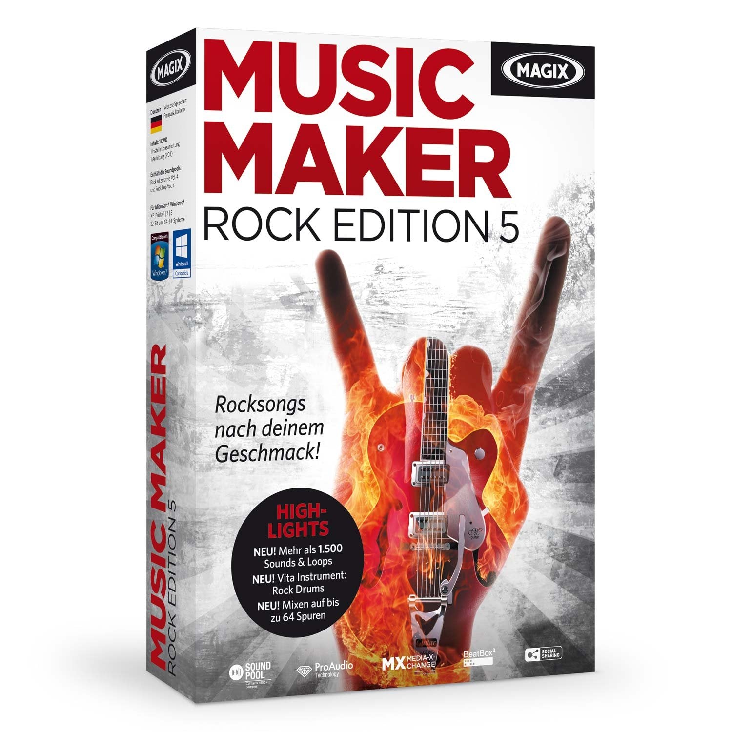 Product Image: MAGIX Music Maker Rock Edition 5