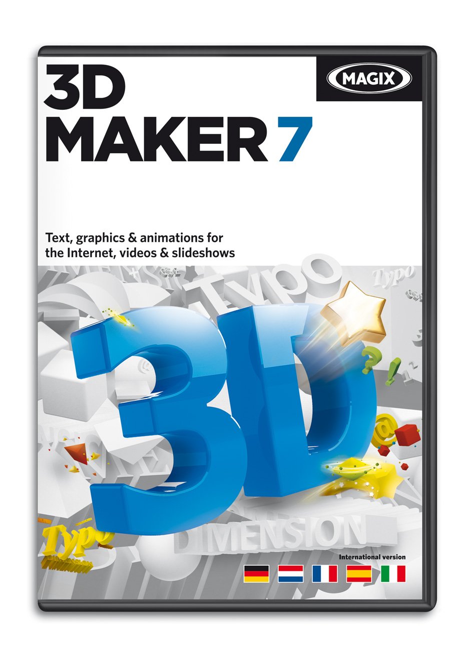 MAGIX 3D Maker 7 Web & Graphic Design