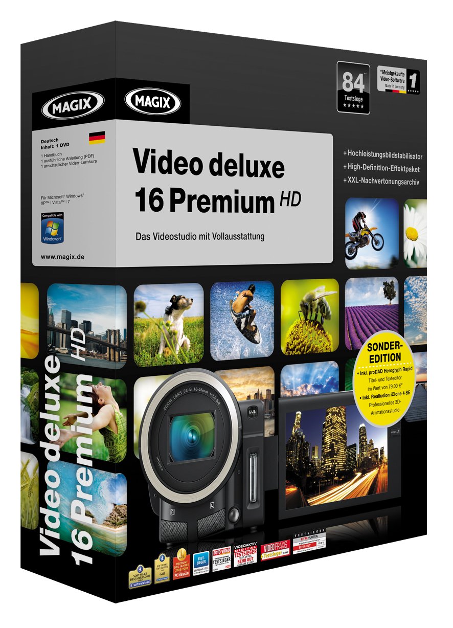 MAGIX Video deluxe 16 Premium SONDEREDITION Minibox Web & Graphic Design
