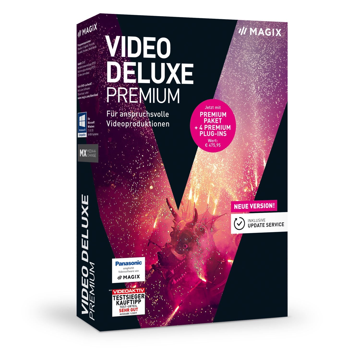 Magix Video Deluxe Premium 2018 DE Video Deluxe Premium 2018 DE, 2048 Mo software