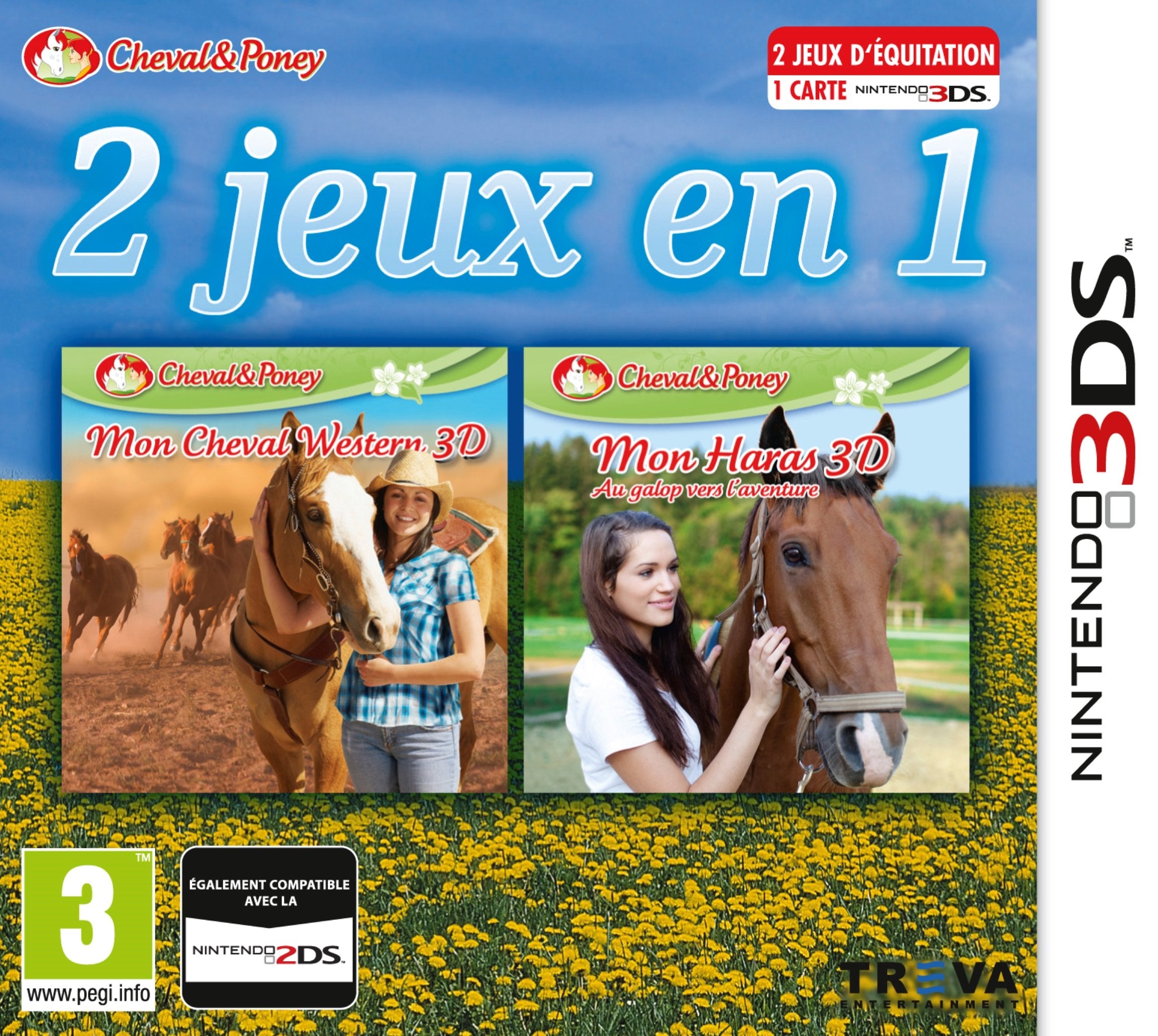 2 jeux en 1: Mon cheval Western + Mon Haras 3D : Au Galop Vers L'Aventure game