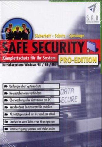 Safe Security, Pro-Edition, 1 CD-ROM: Komplettschutz für Ihr System. Für Windows 95/98/ME Books