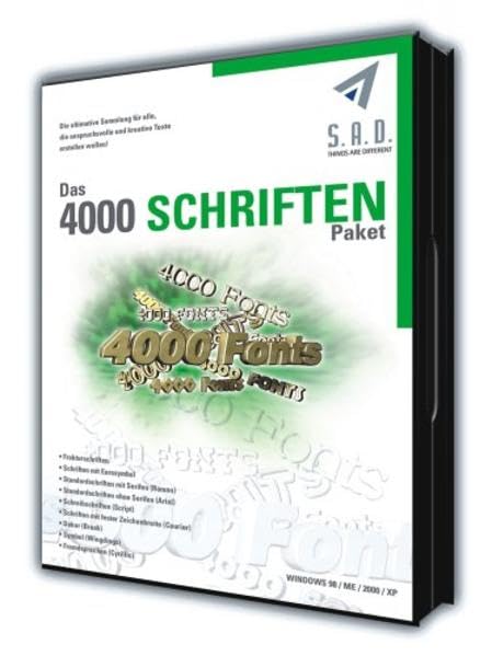 Das 4000 Schriften Paket Web & Graphic Design