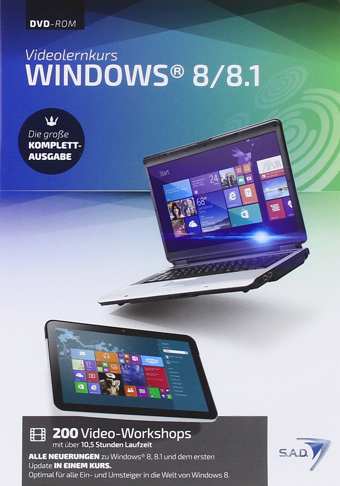 S.A.D Videolernkurs Windows 8/8.1 - Komplett Web & Graphic Design