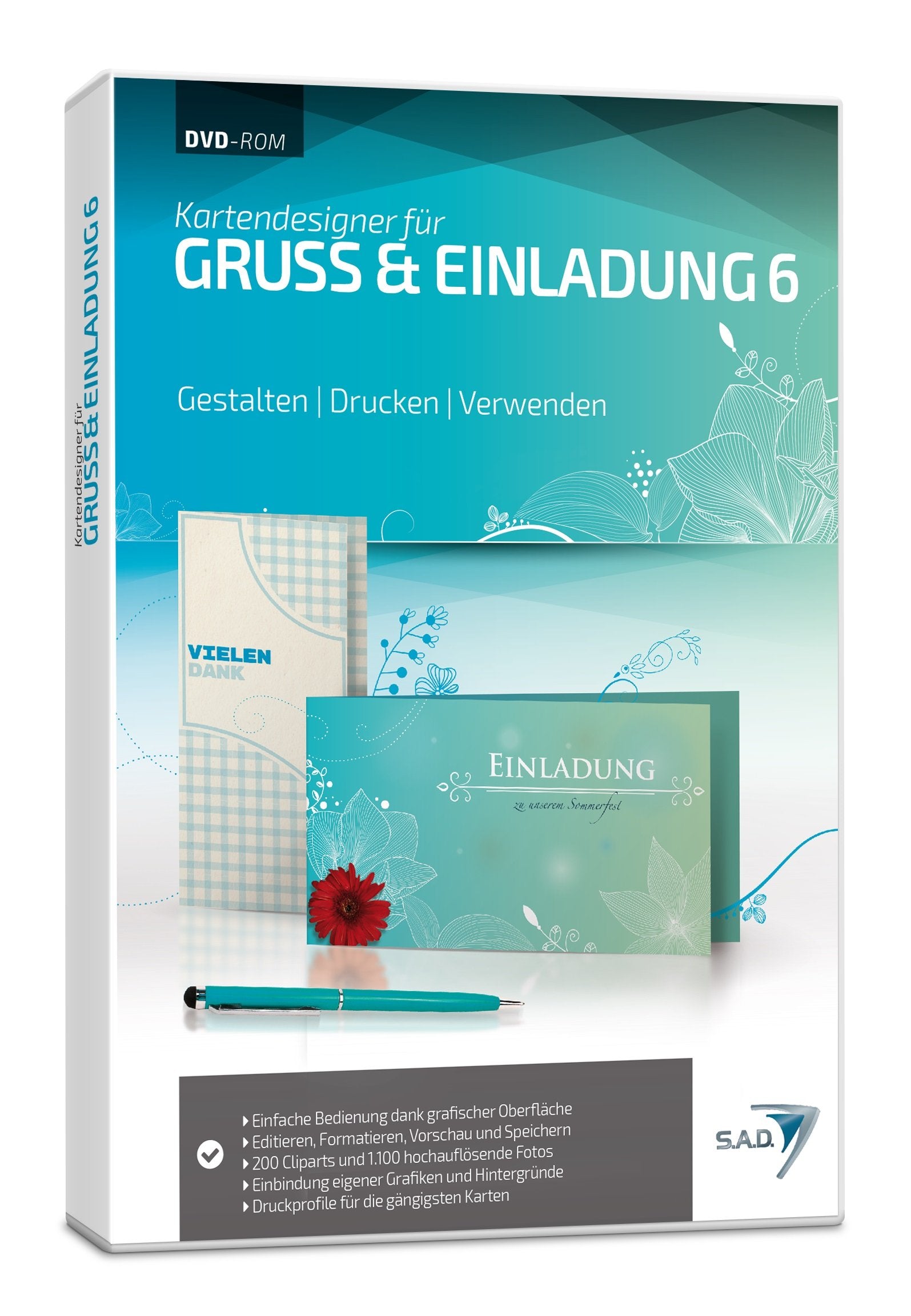 S.A.D Kartendesigner 6 Gruß & Einladungen Other software