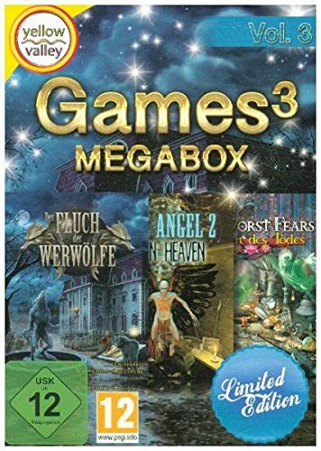 Games3 MegaBox.Vol.3,3 DVD-ROMs (Limited Yellow Valley Version): Der Fluch der Werwölfe; Jane Angel 2; Our Worst Fears PC