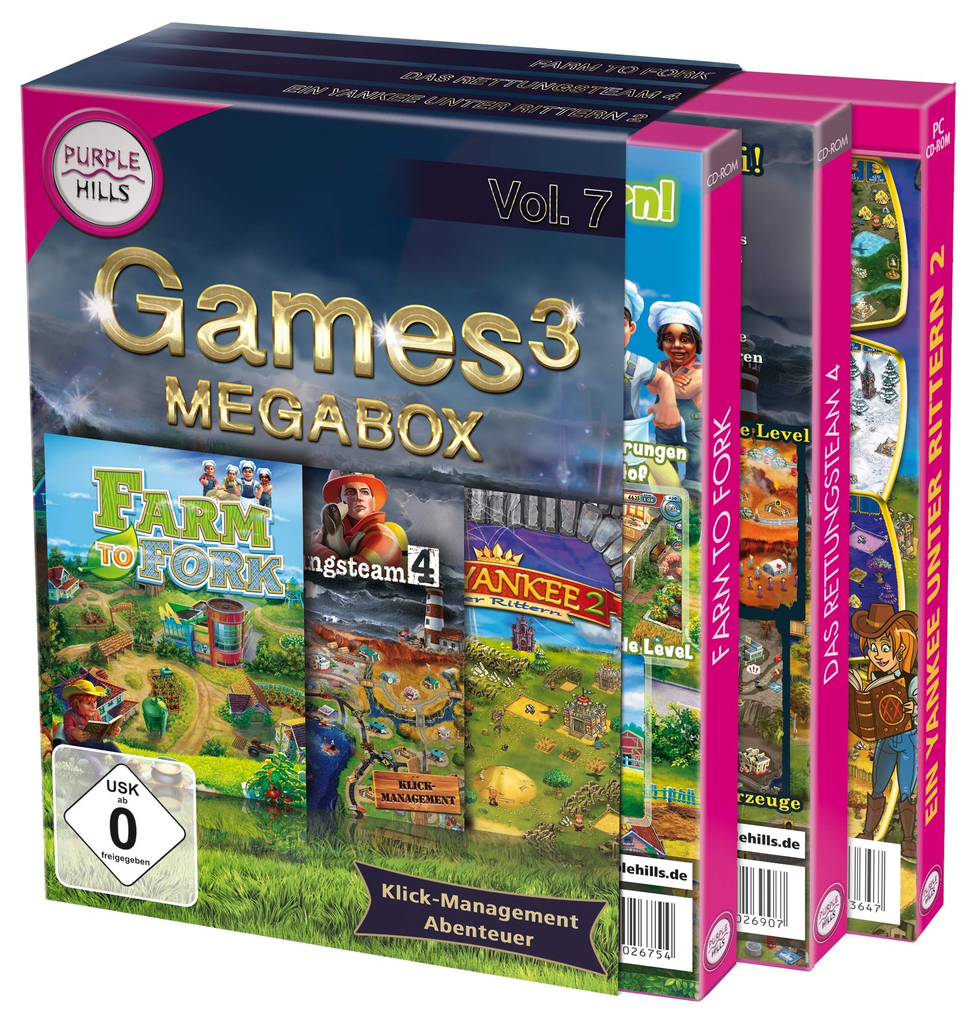 Games3 MegaBox. Vol.7, 3 CD-ROMs game