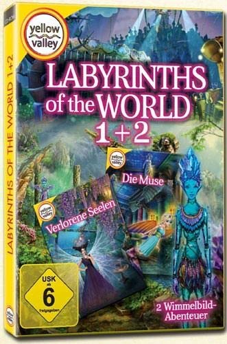 Labyrinths of the World 1+2,1 CD-ROM: 2 Wimmelbild-Abenteuer. Verlorenene Seelen. Die Muse PC