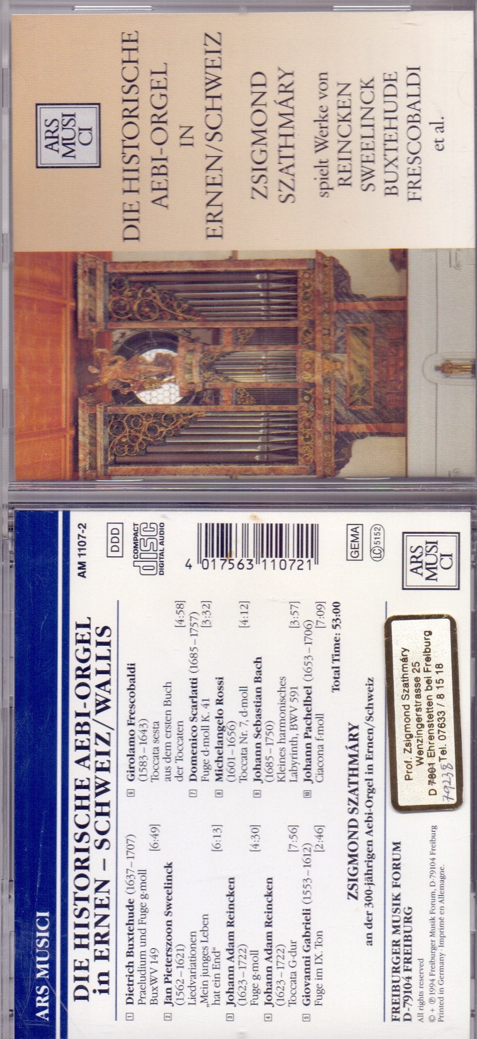 Orgelwerke (Histor.Aebi) Classical