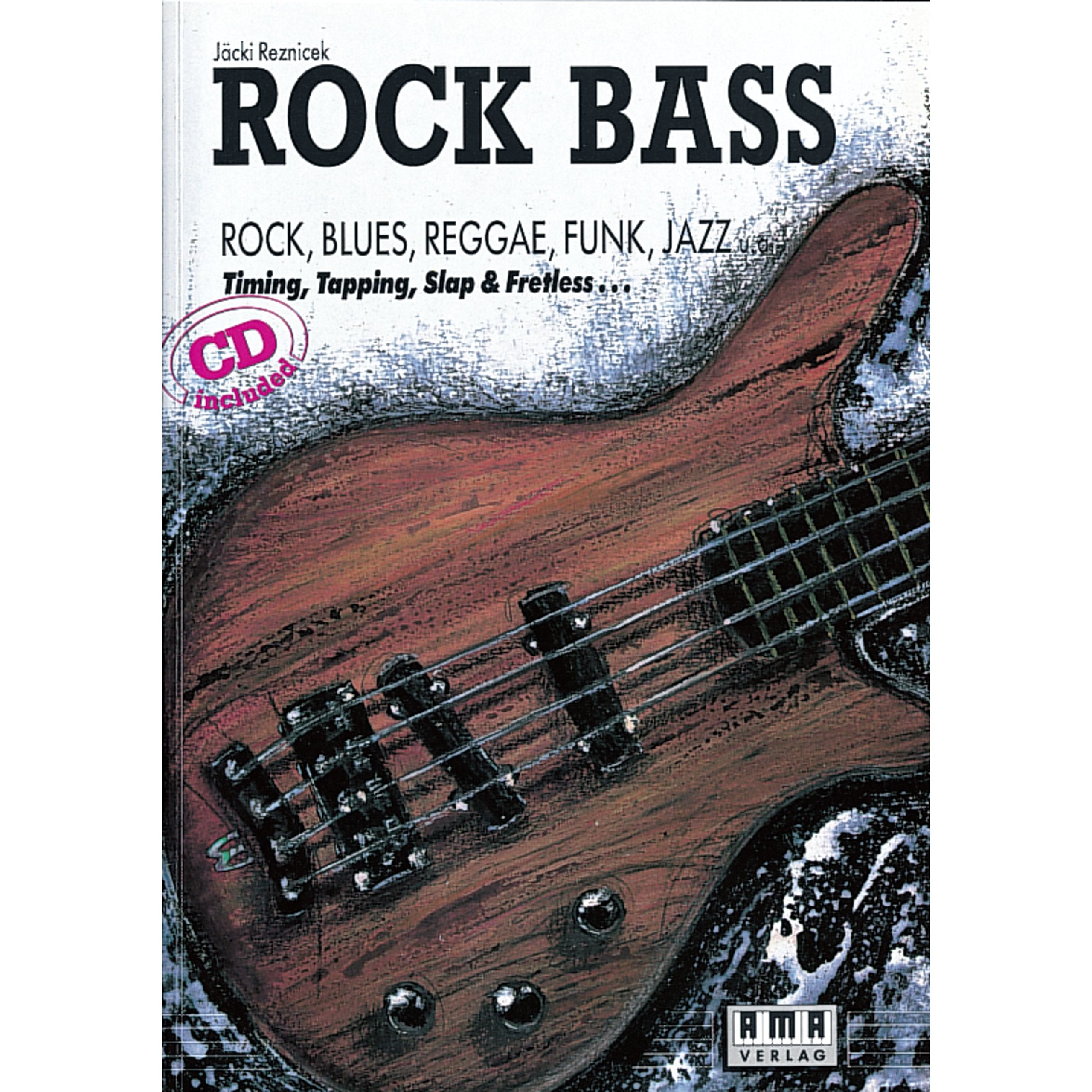 Rock Bass: Rock, Blues, Reaggae, Funk, Jazz. Timing-Topping-Slap und Fretless: Rock, Blues, Reggae, Funk, Jazz u.a. Timing, Tapping, Slap und Fretless Sheet Music