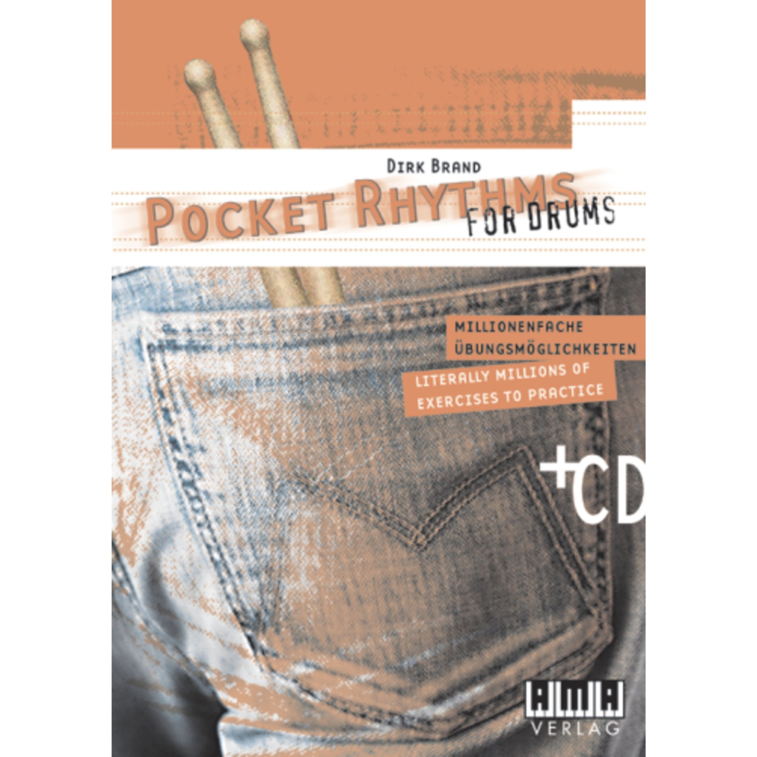 Pocket Rhythms For Drums: Millionenfache ÜBungsmöGlichkeiten Sheet Music