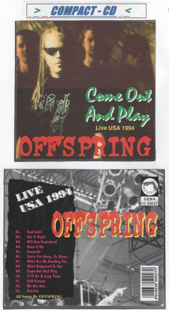 Come Out And Play - Live USA 1994 Music
