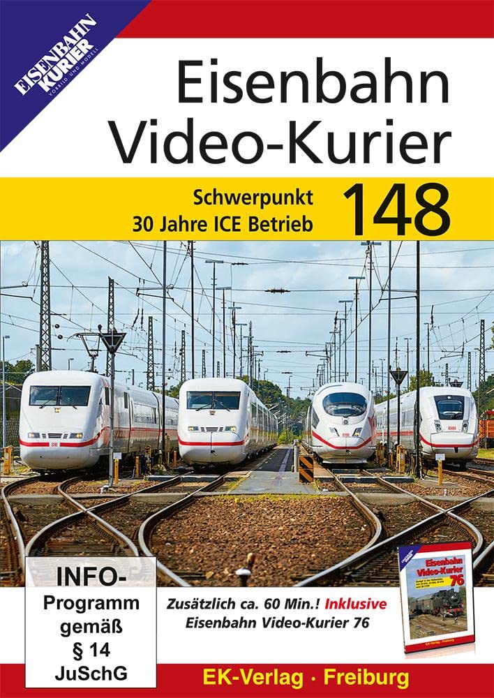Eisenbahn Video-Kurier 148 - Schwerpunkt 30 Jahre ICE-Betrieb Films