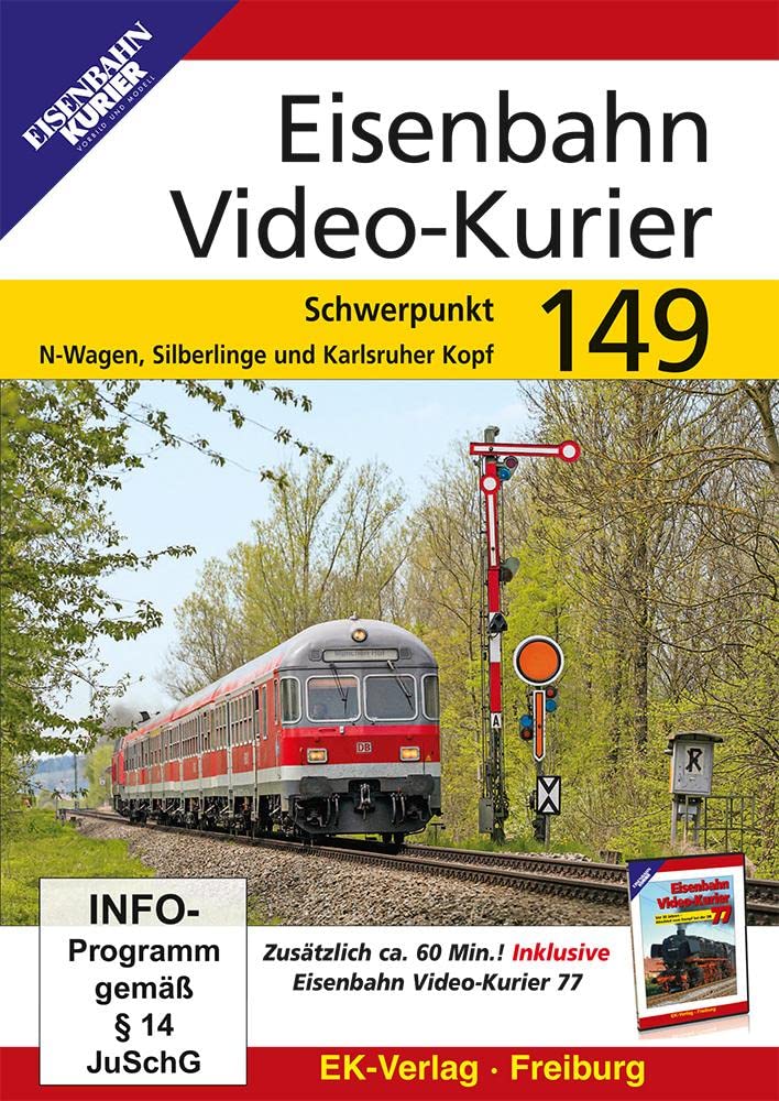 Eisenbahn Video-Kurier 148 - Schwerpunkt n-Wagen, Silberlinge und Karlsruher Kopf Films