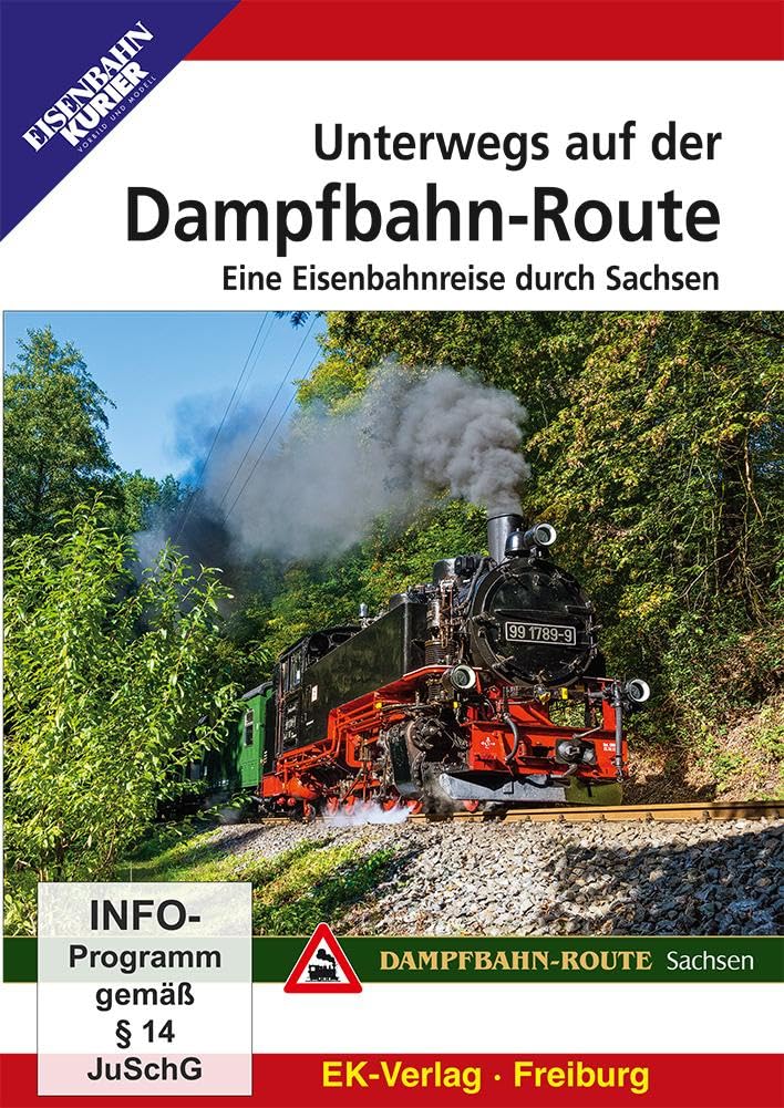 Product Image: Unterwegs auf der Dampfbahn-Route: Eine Eisenbahnreise durch Sachsen