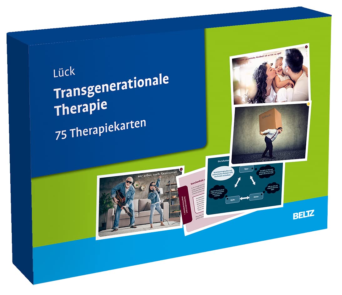 Transgenerationale Therapie: 75 Therapiekarten. Mit 32-seitigem Booklet in hochwertiger Klappkassette, Kartenformat 16,5 x 24 cm (Beltz Therapiekarten) Medicine