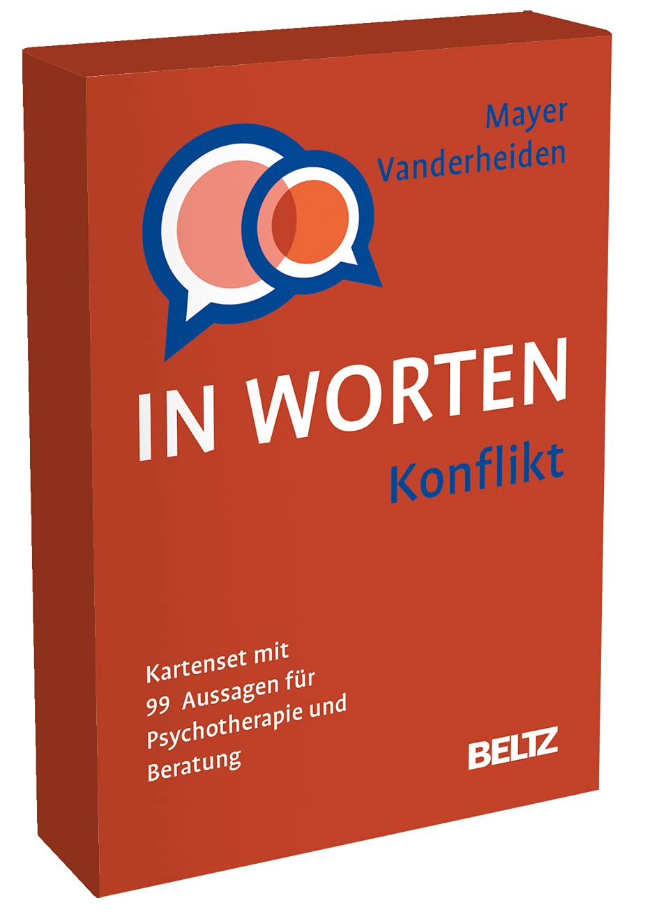 Konflikt in Worten: Kartenset mit 99 Aussagen für Psychotherapie und Beratung. Mit 8-seitigem Booklet im Stülpkarton, Kartenformat 5,9 x 9,2 cm (Beltz Therapiekarten) Medicine