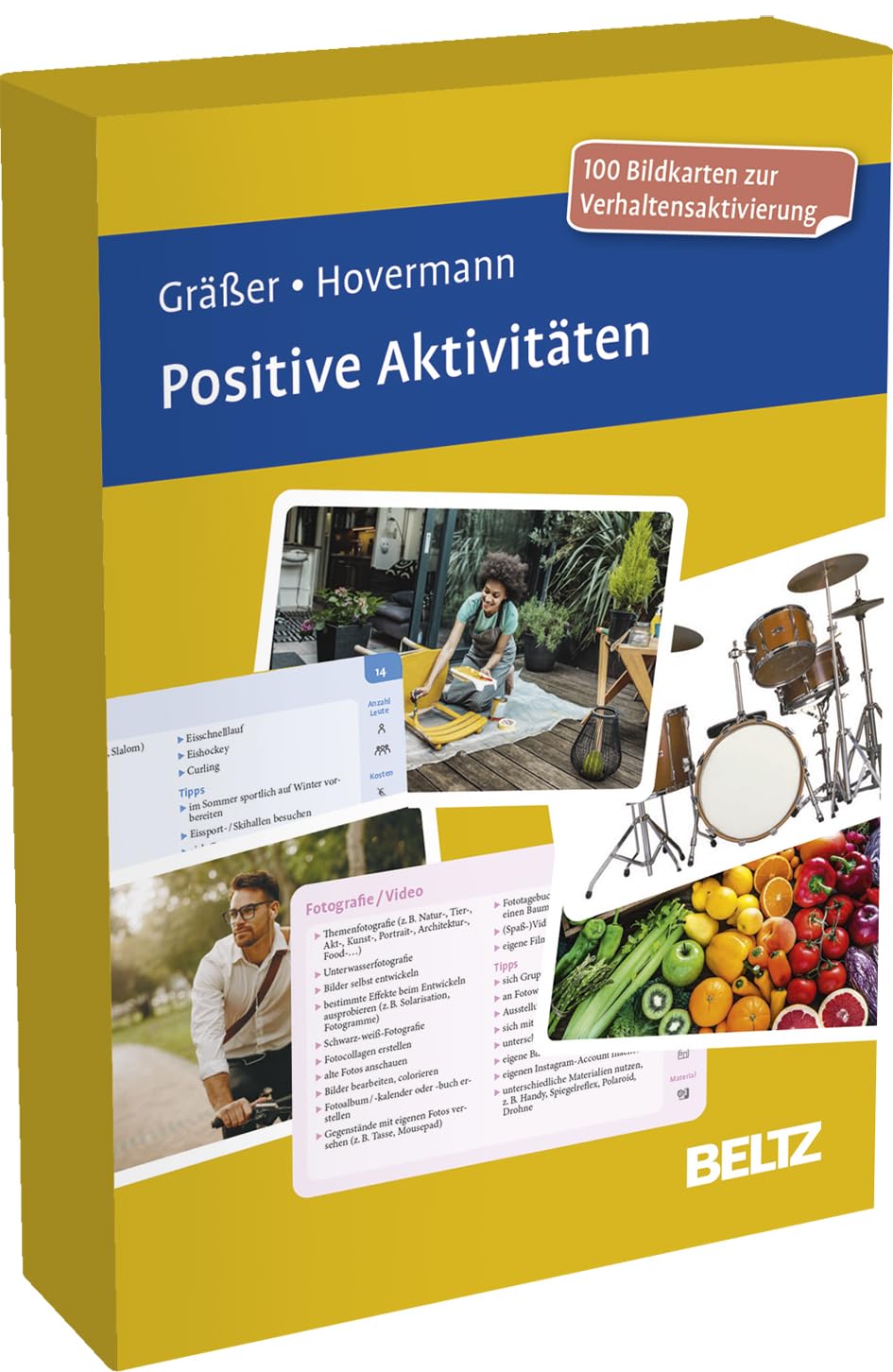 Positive Aktivitäten: 100 Bildkarten zur Verhaltensaktivierung in stabiler Box, Kartenformat 9,8 x 14,3 cm. Mit 32-seitigem Booklet und Online-Material (Beltz Therapiekarten) Medicine