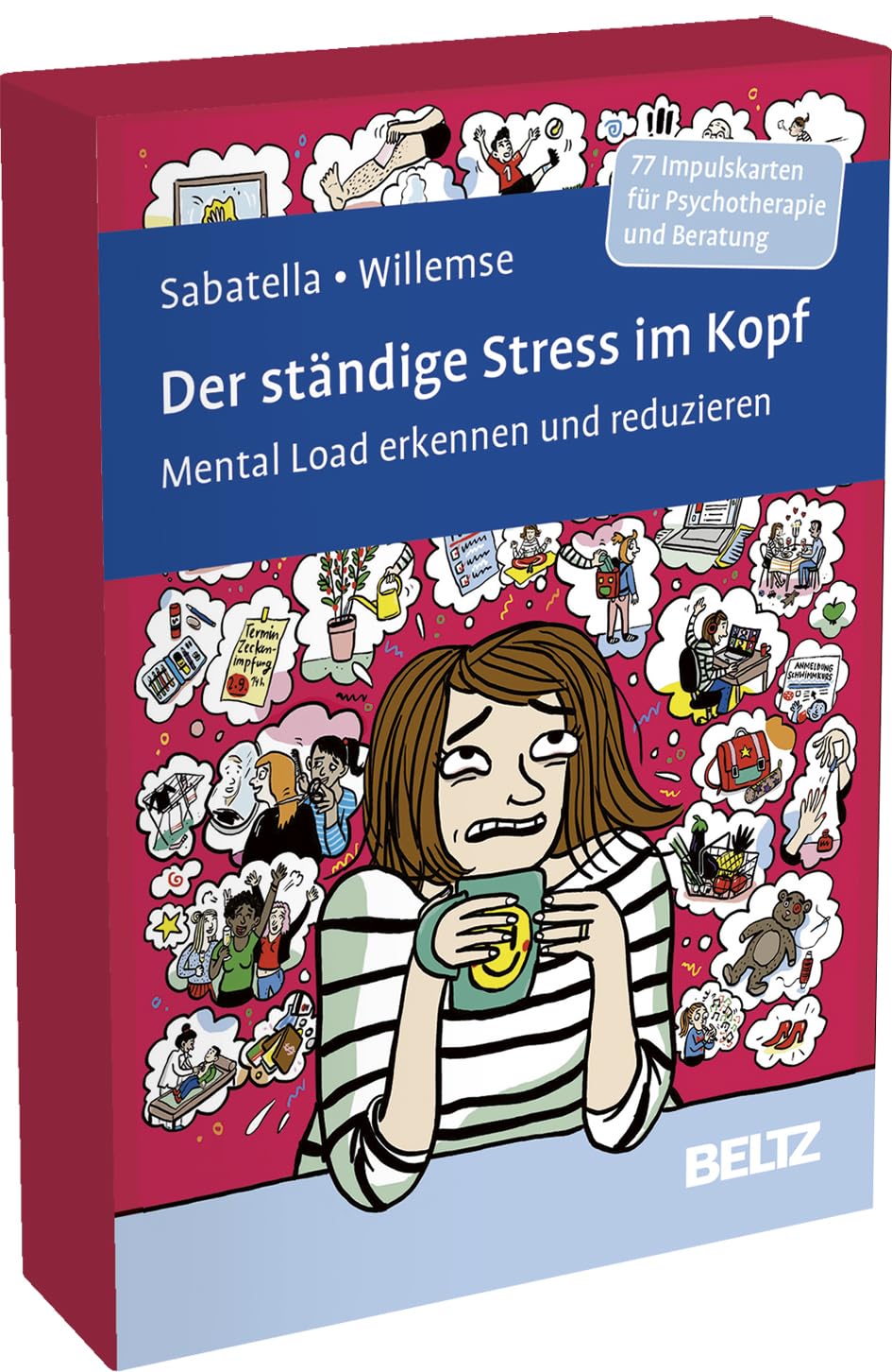 Der ständige Stress im Kopf: Mental Load erkennen und reduzieren. 77 Impulskarten für Psychotherapie und Beratung. Mit 20-seitigem Booklet. ... cm in stabiler Box (Beltz Therapiekarten) Medicine