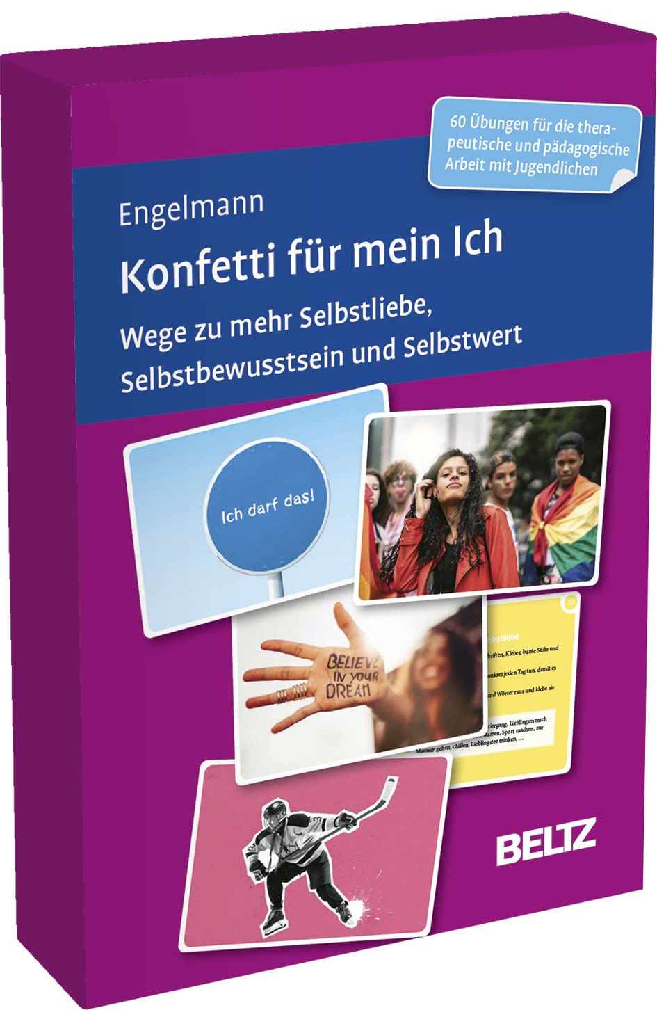 Konfetti für mein Ich: Wege zu mehr Selbstliebe, Selbstbewusstsein und Selbstwert. Kartenset mit 60 Übungen für die therapeutische und pädagogische Arbeit mit Jugendlichen (Beltz Therapiekarten) Medicine