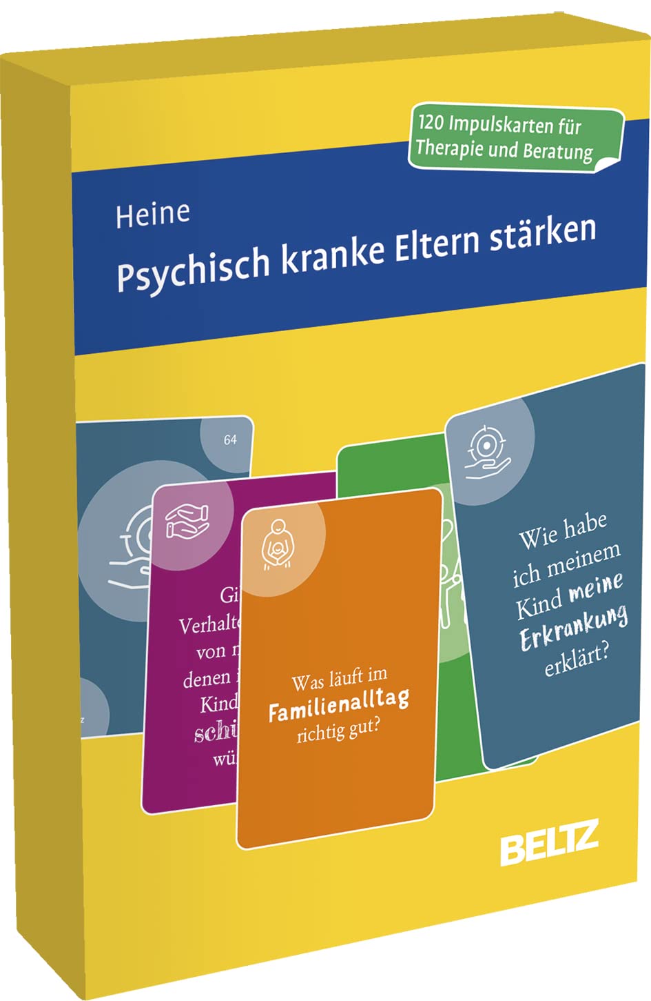 Psychisch kranke Eltern stärken: Kartenset mit 120 Impulsen für die Elternarbeit in Therapie und Beratung. Mit 12-seitigem Booklet in stabiler Box, Kartenformat 5,9 x 9,2 cm (Beltz Therapiekarten) Medicine