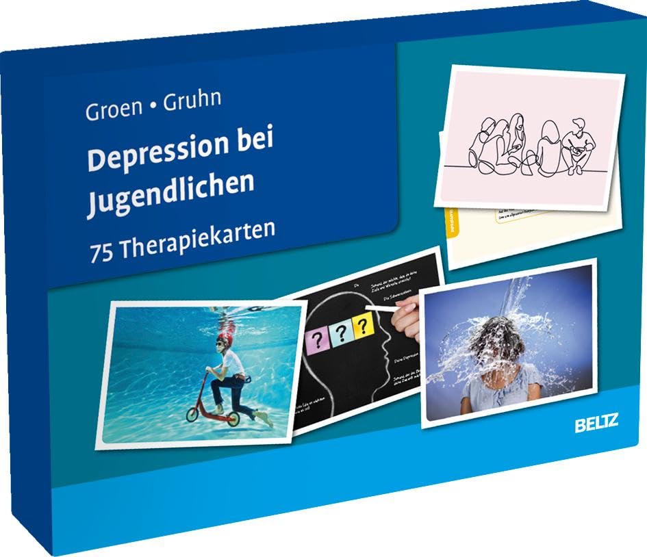 Depression bei Jugendlichen: 75 Therapiekarten. Kartenset mit 75 Karten in hochwertiger Klappkassette, mit 28-seitigem Booklet. Kartenformat 16,5 x 24 cm. (Beltz Therapiekarten) Medicine