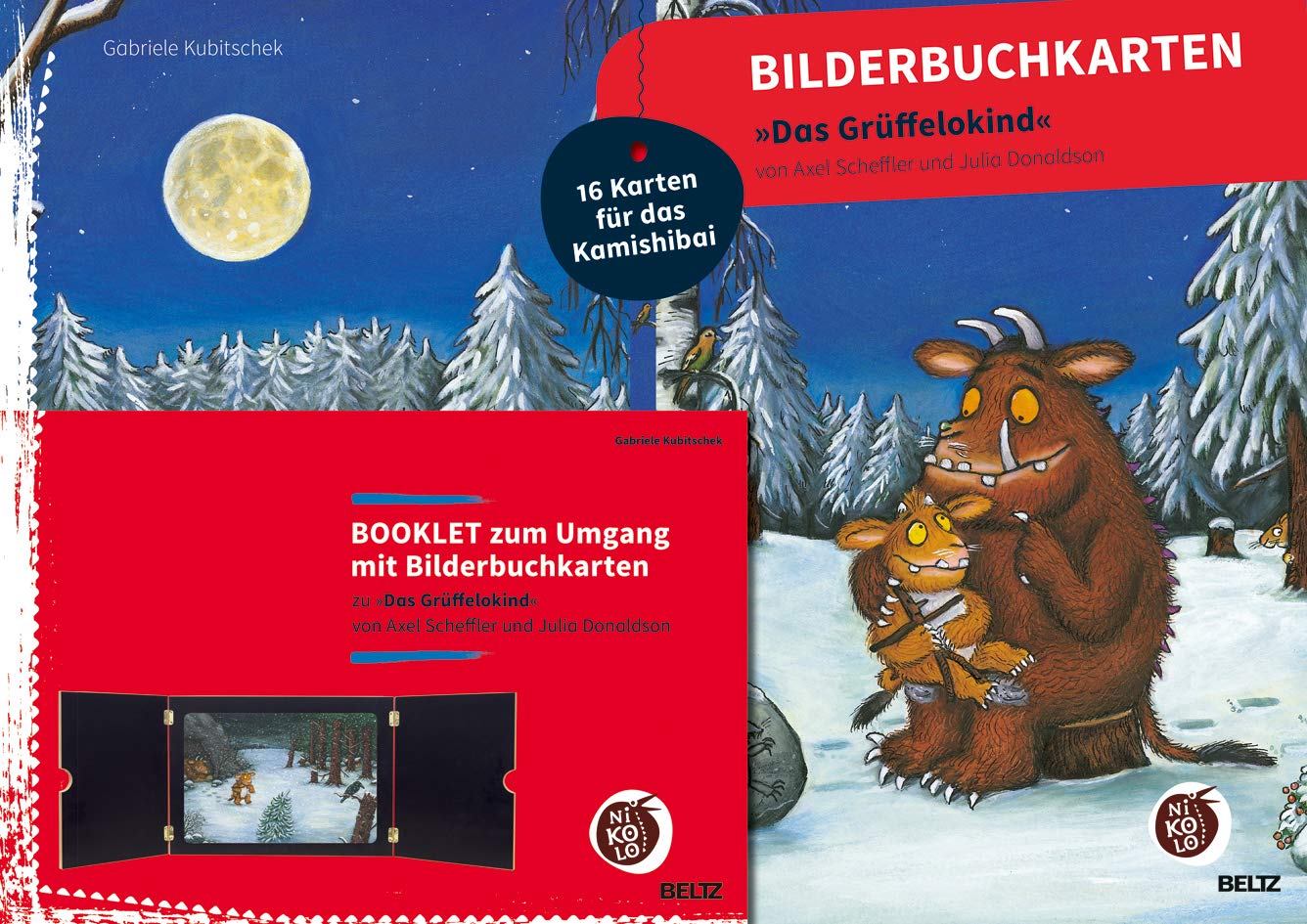 Bilderbuchkarten »Das Grüffelokind« von Axel Scheffler und Julia Donaldson: 16 Karten für das Kamishibai. Booklet zum Umgang mit Bilderbuchkarten (Beltz Nikolo) Novels & Short Stories