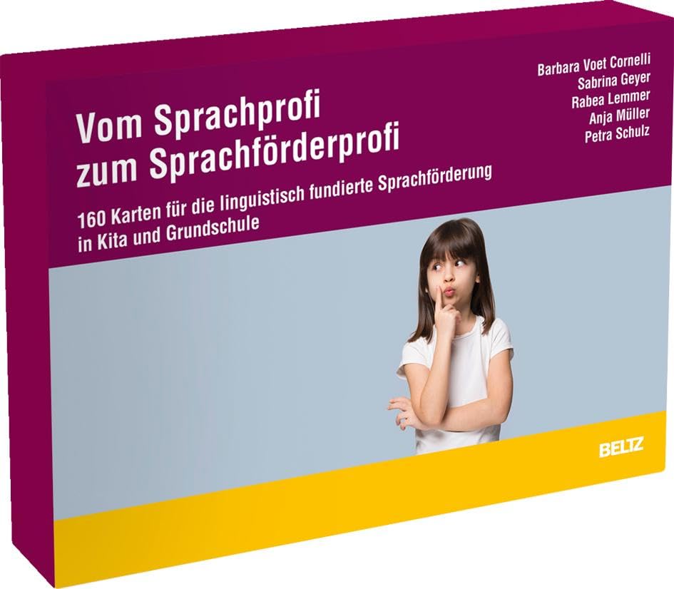 Vom Sprachprofi zum Sprachförderprofi - das Kartenset: 160 Karten für die linguistisch fundierte Sprachförderung in Kita und Grundschule Education & Training