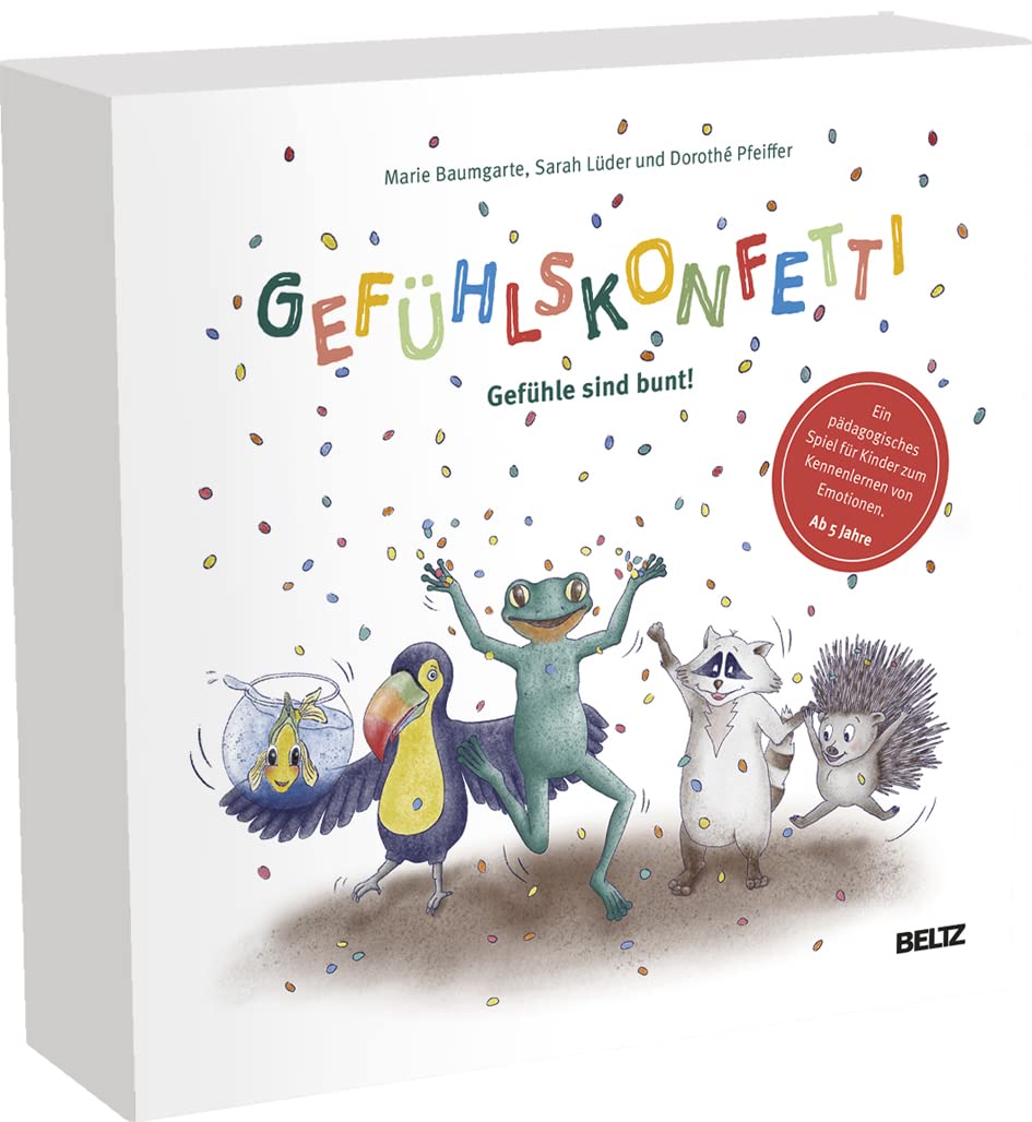 Gefühlskonfetti: Ein pädagogisches Spiel für Kinder zum Kennenlernen von Emotionen. Ab 5 Jahre Education & Training