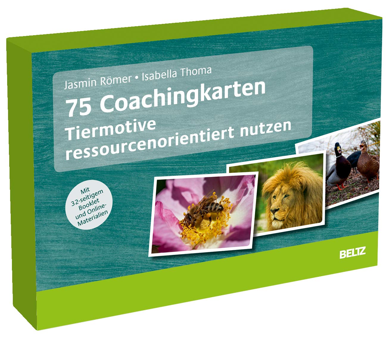 75 Coachingkarten Tiermotive ressourcenorientiert nutzen: Mit 32-seitigem Booklet und Online-Materialien Social Sciences