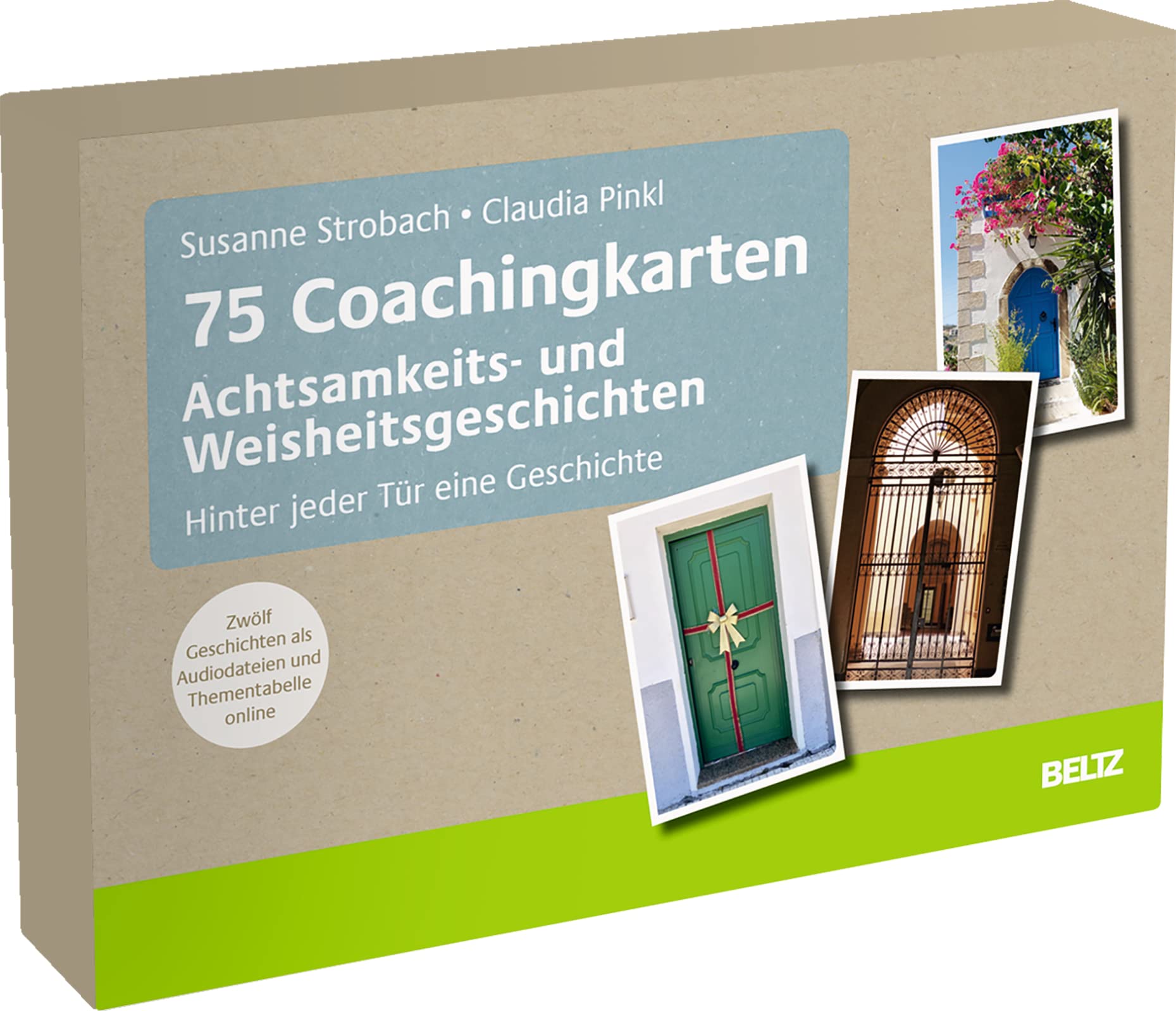 75 Coachingkarten Achtsamkeits- und Weisheitsgeschichten: Hinter jeder Tür eine Geschichte. Mit 40-seitigem Booklet. Zwölf Geschichten als Audiodateien und Thementabelle online Business, Finance & Career