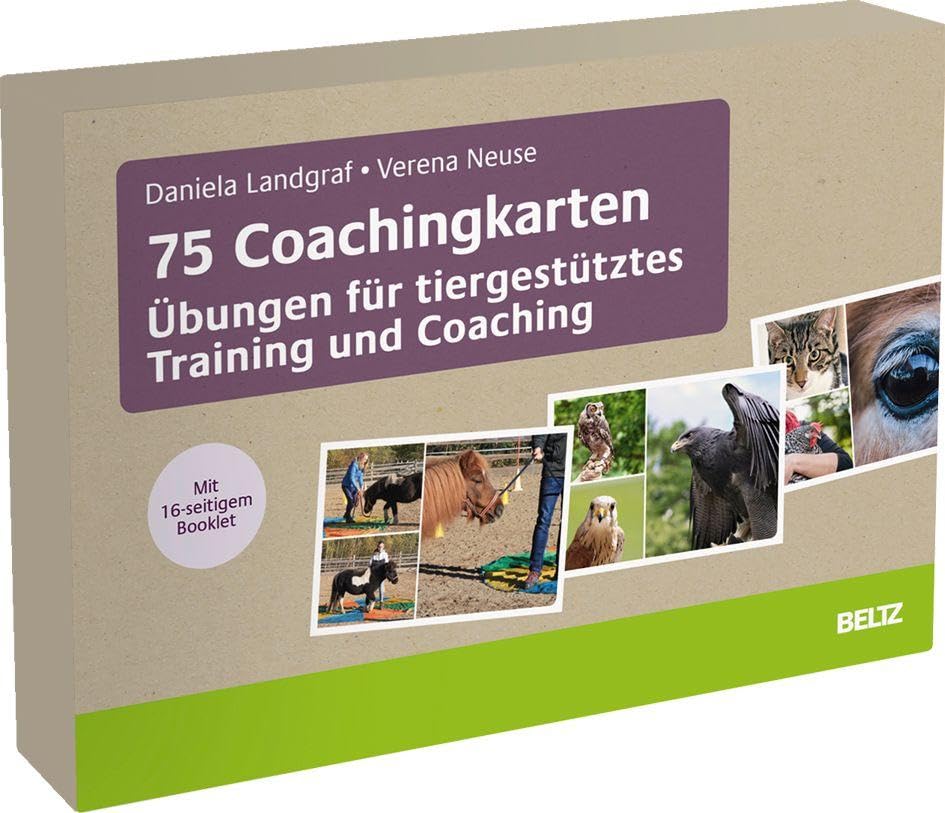 75 Coachingkarten Übungen für tiergestütztes Training und Coaching: Mit 16-seitigem Booklet Business, Finance & Career