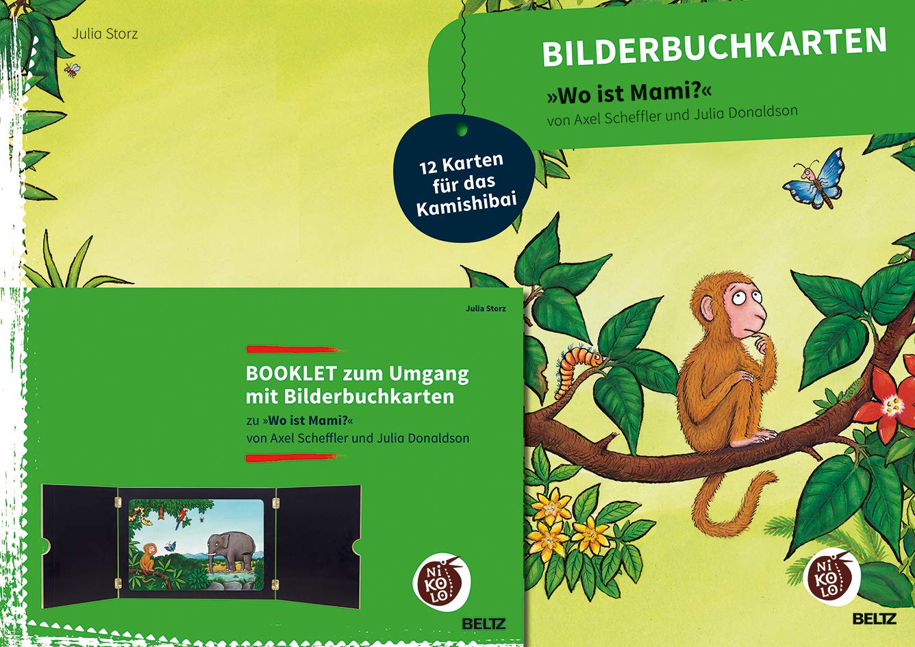 Bilderbuchkarten »Wo ist Mami?« von Axel Scheffler und Julia Donaldson: 12 Karten für das Kamishibai, mit Booklet (Beltz Nikolo) Professional & Reference Books