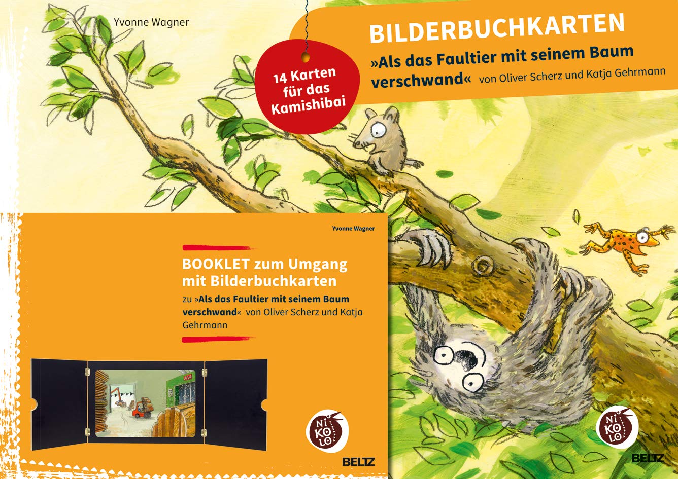 Bilderbuchkarten »Als das Faultier mit seinem Baum verschwand« von Oliver Scherz und Katja Gehrmann: 14 Karten für das Kamishibai, mit Booklet (Beltz Nikolo) Business & Technology