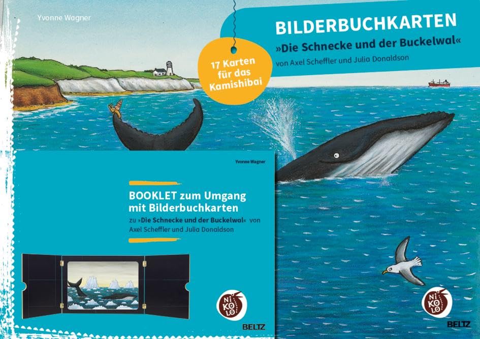 Bilderbuchkarten »Die Schnecke und der Buckelwal« von Axel Scheffler und Julia Donaldson: 17 Karten für das Kamishibai, mit Booklet (Beltz Nikolo) Business & Technology