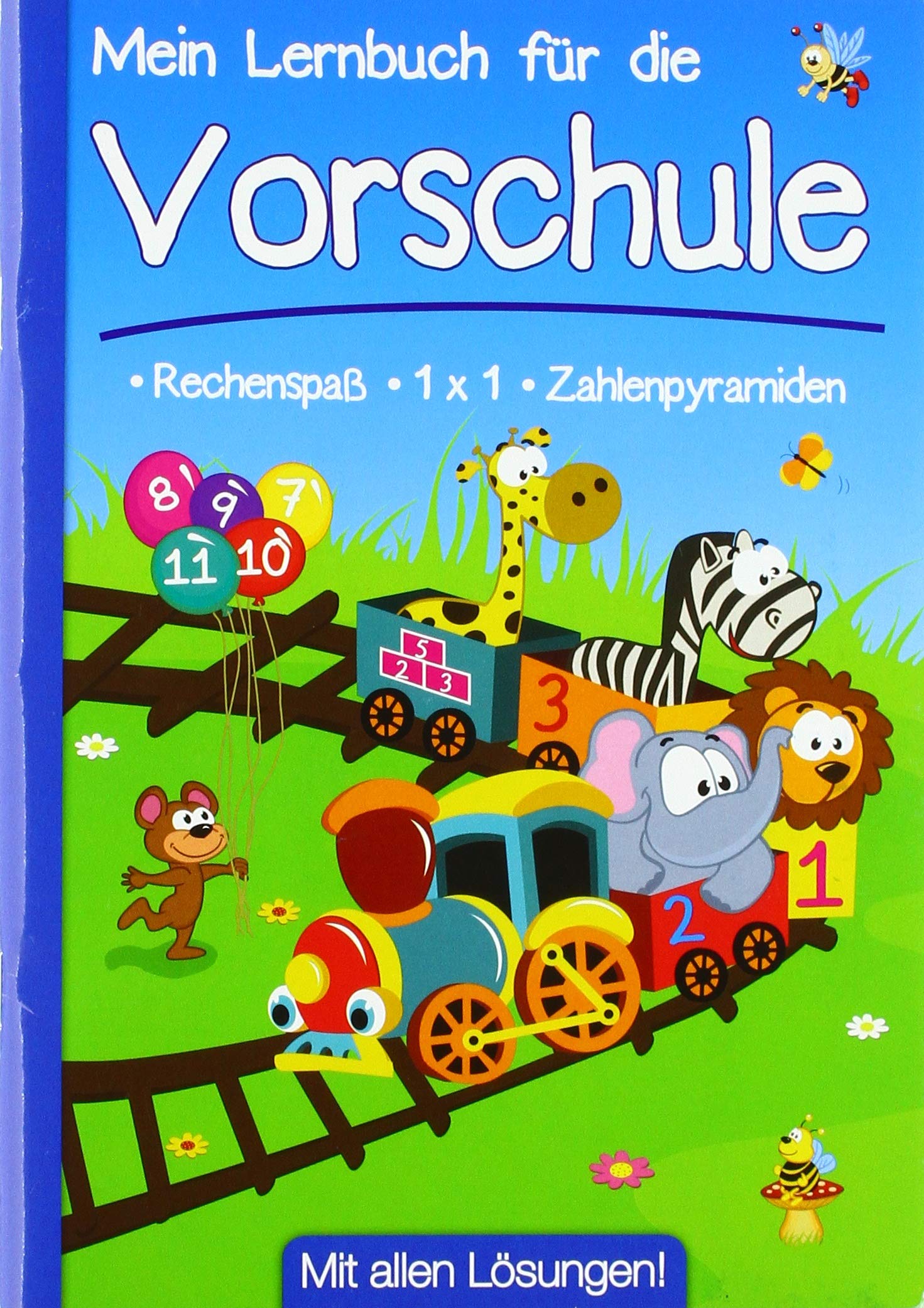 Mein Lernbuch für die Vorschule - Rechenspaß, 1x1, Zahlenpyramide: Mit allen Lösungen! Books