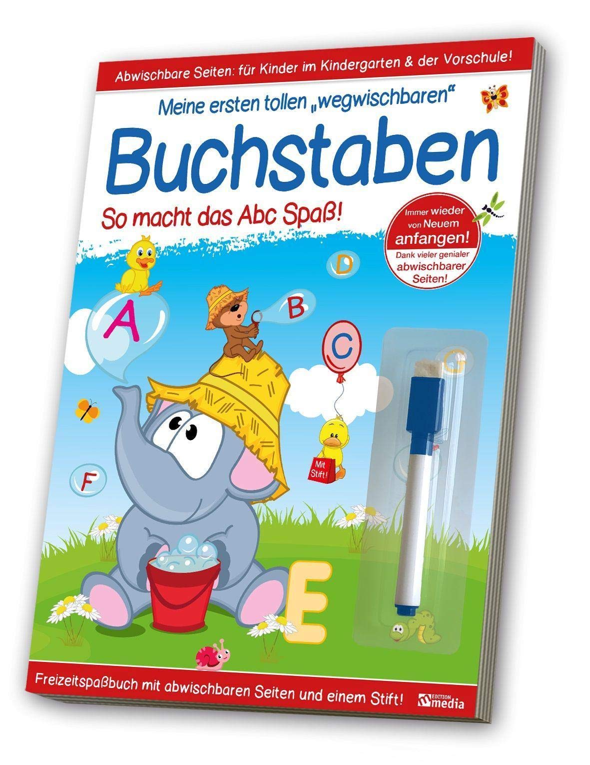 Wisch-Weg-Buch Erste Buchstaben Non-fiction
