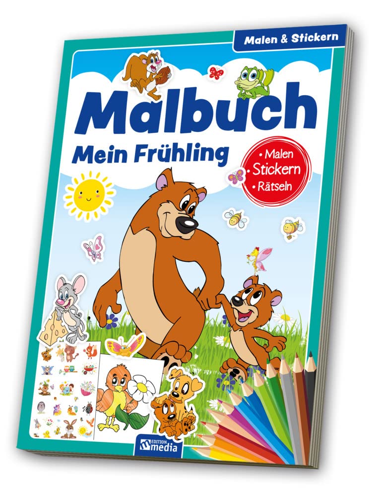 Malbuch Mein Frühling Religion & Esotericism