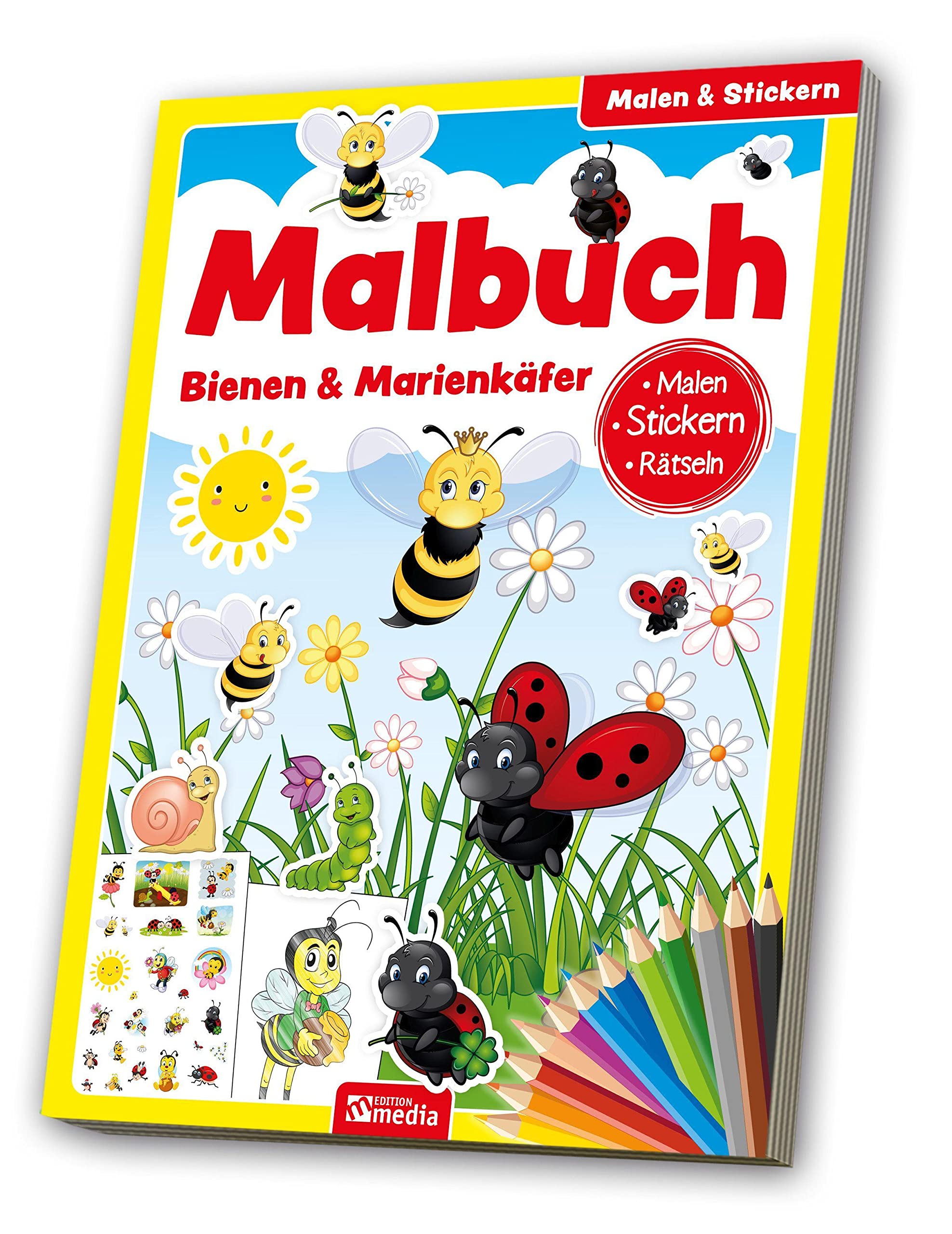 Malbuch Bienen & Marienkäfer Tiptoi & Games